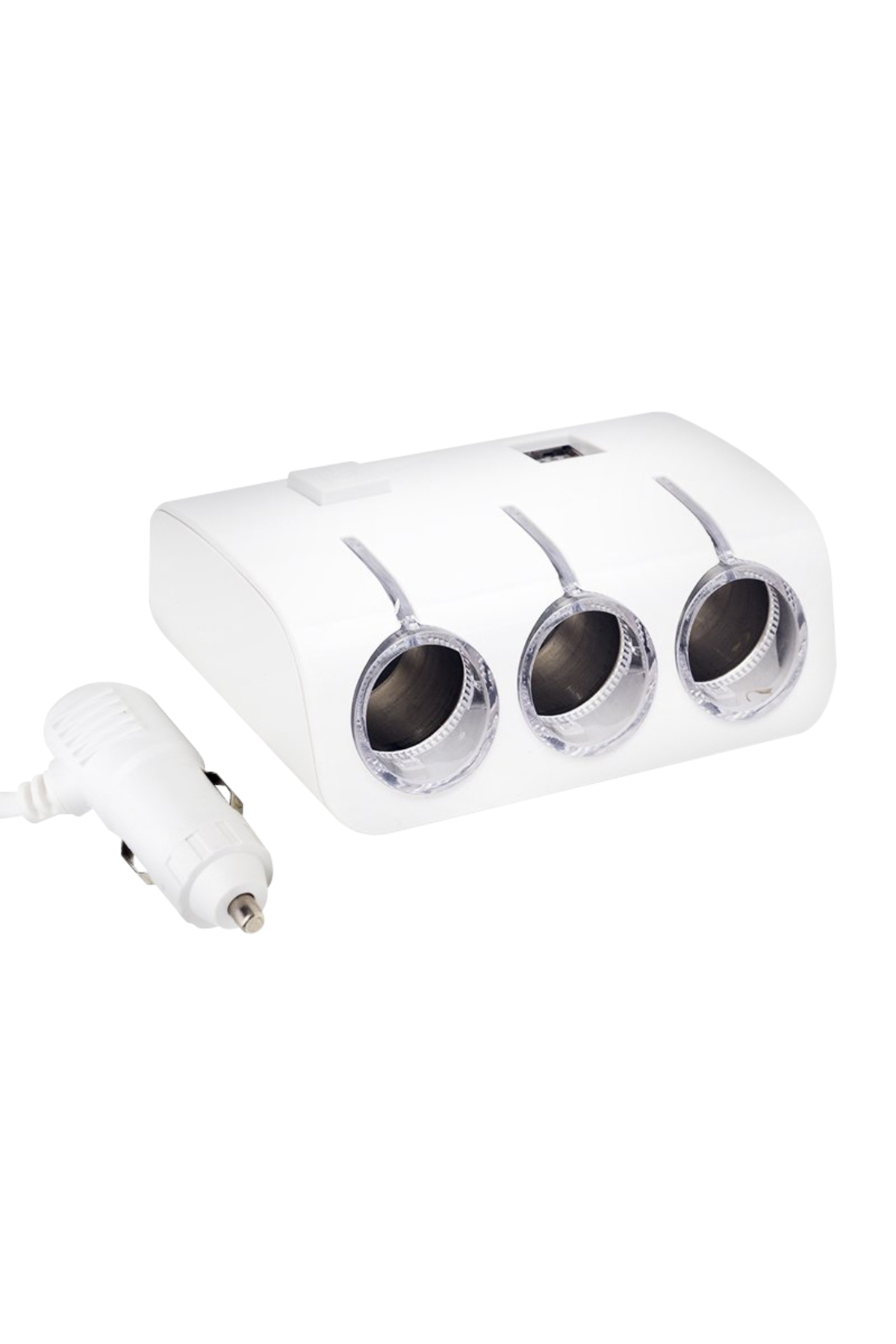 Shopzum Pm-18952 12v/24v Çift Usbli 3lü Oto Çakmak Çoklayıcı