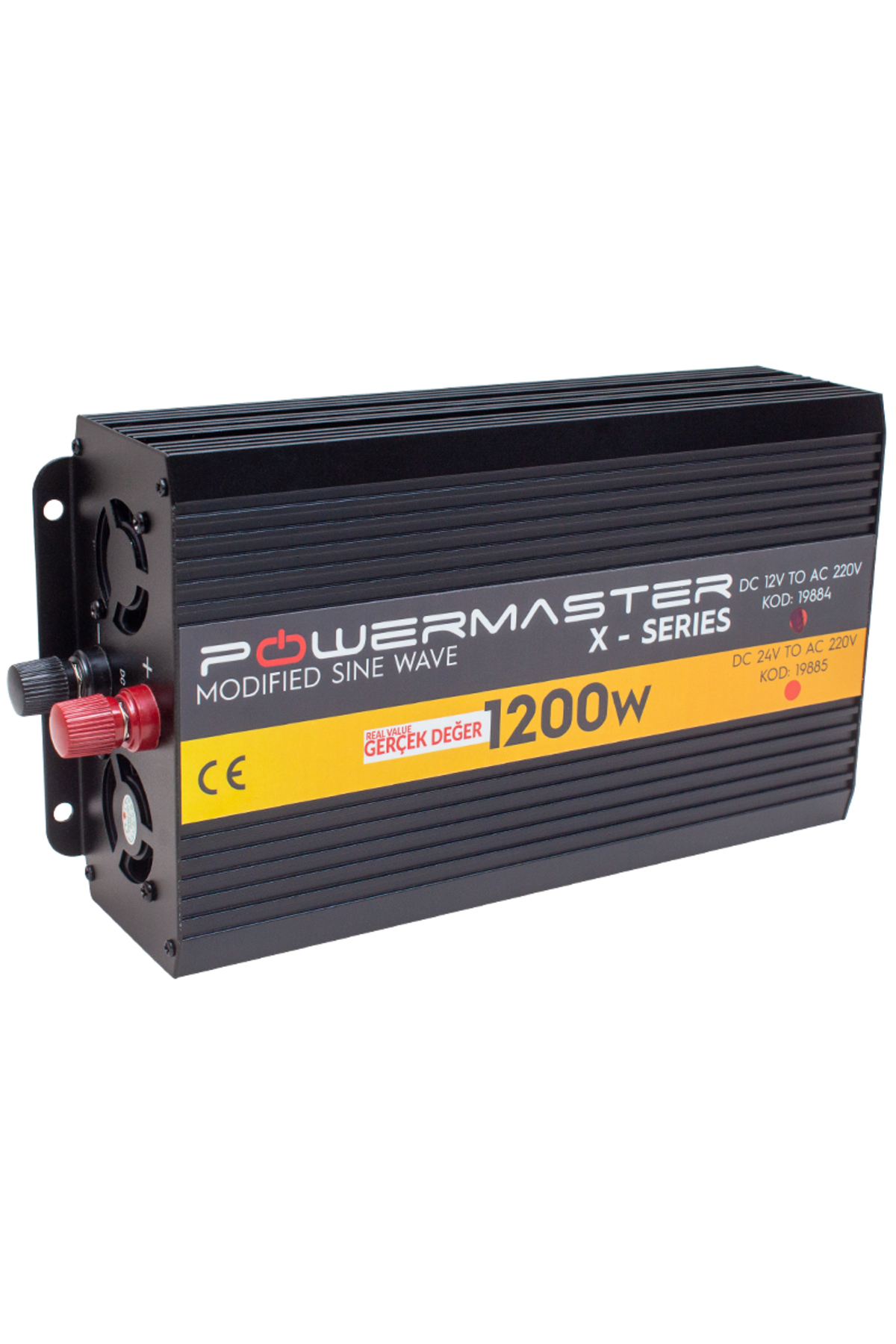 ShopZum  PWR1200-12 TEK DİJİTAL EKRAN 12 VOLT - 1200 WATT MODIFIE