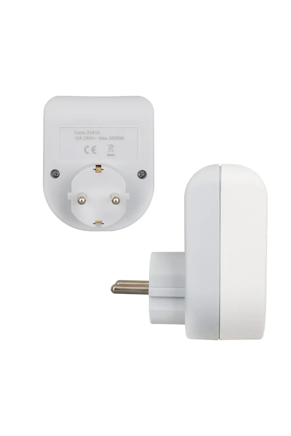 Shopzum Ve-22416 16 Amper - 3500 Watt Led Göstergeli Tekli Akım K