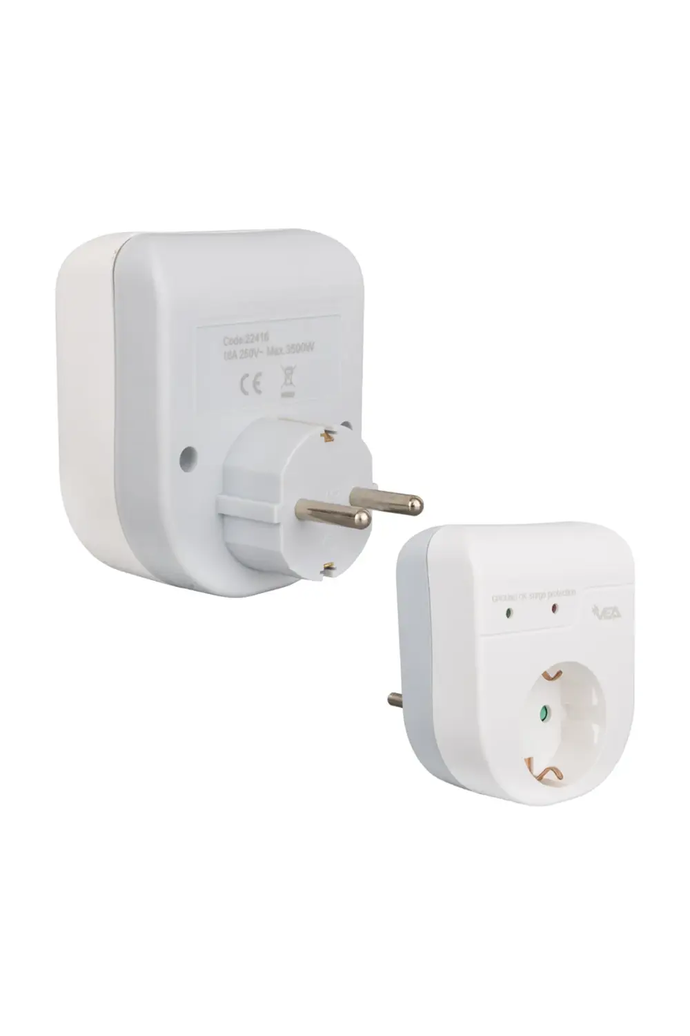 Shopzum Ve-22416 16 Amper - 3500 Watt Led Göstergeli Tekli Akım K