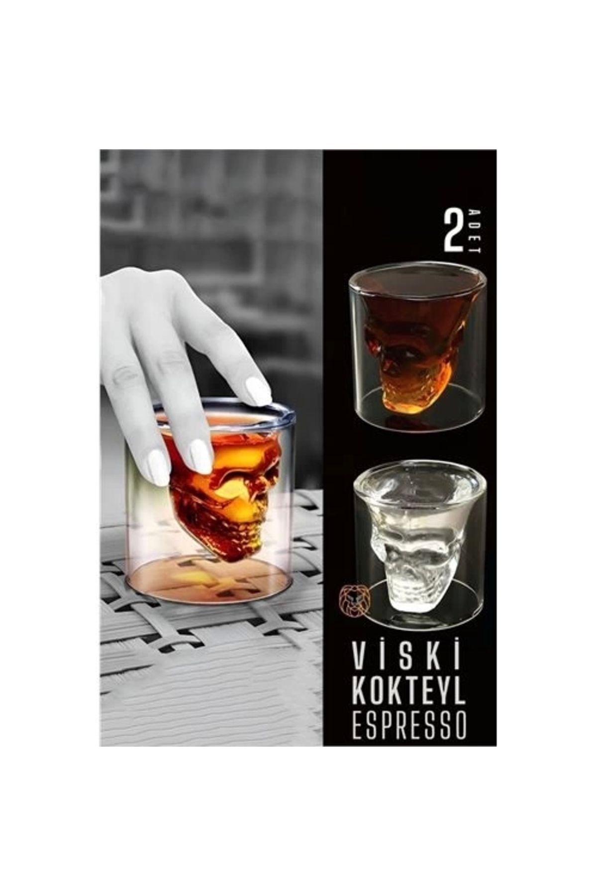 Shot Basrdağı Viski Kokteyl Espresso 2 Adet