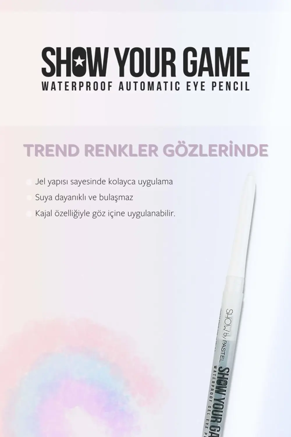 Show By Pastel Show Your Game Waterproof Gel Eye Pencil - Suya Da