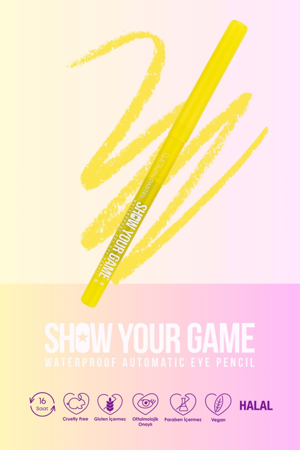 Show By Show Your Game Waterproof Gel Eye Pencil - Suya Dayanıklı