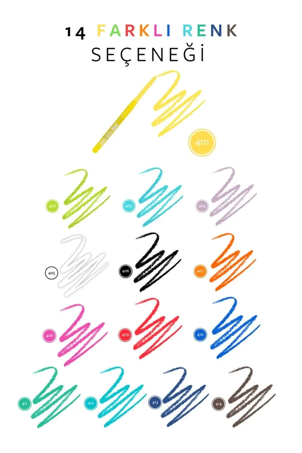 Show By Show Your Game Waterproof Gel Eye Pencil - Suya Dayanıklı