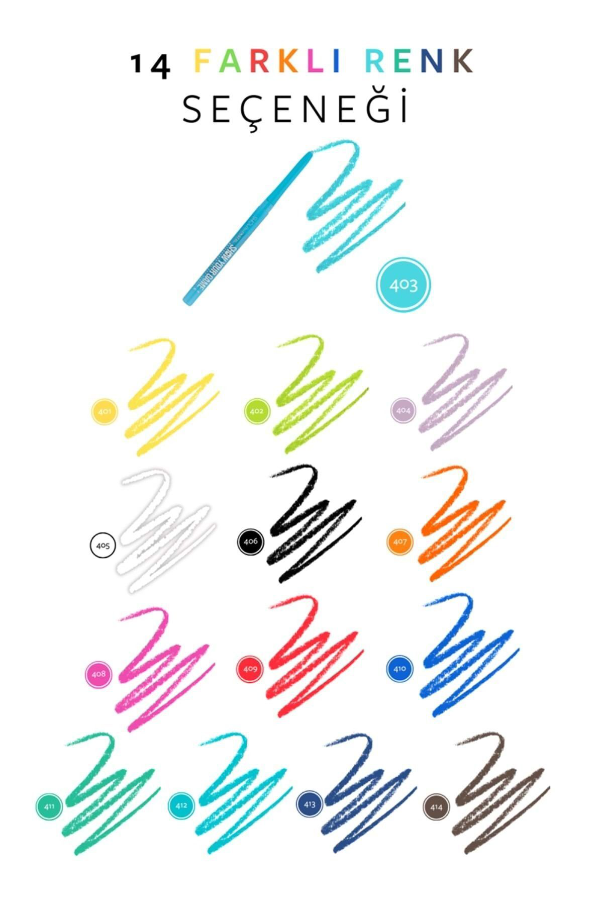 Show Your Game Waterproof Gel Eye Pencil - Suya Dayanıklı Jel Göz