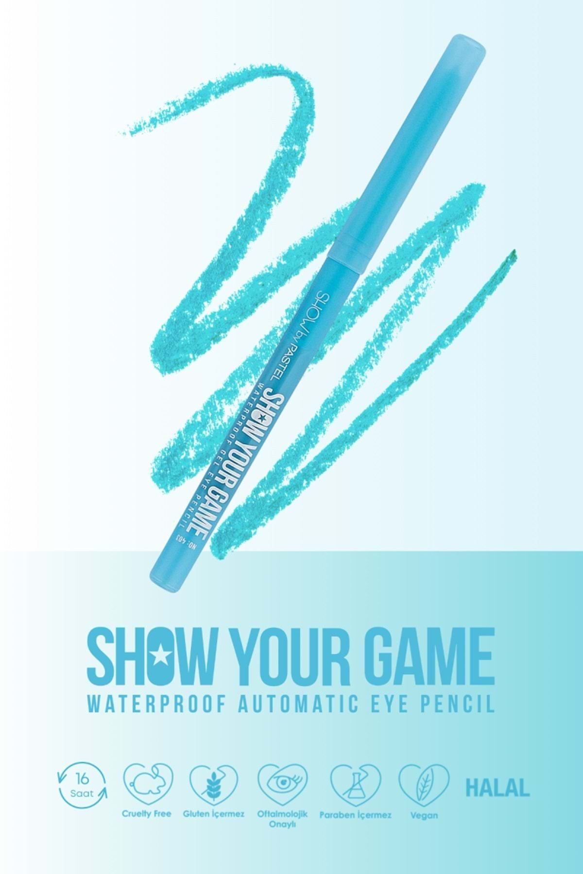 Show By Pastel Show Your Game Waterproof Gel Eye Pencil - Suya Dayanikli Jel Göz