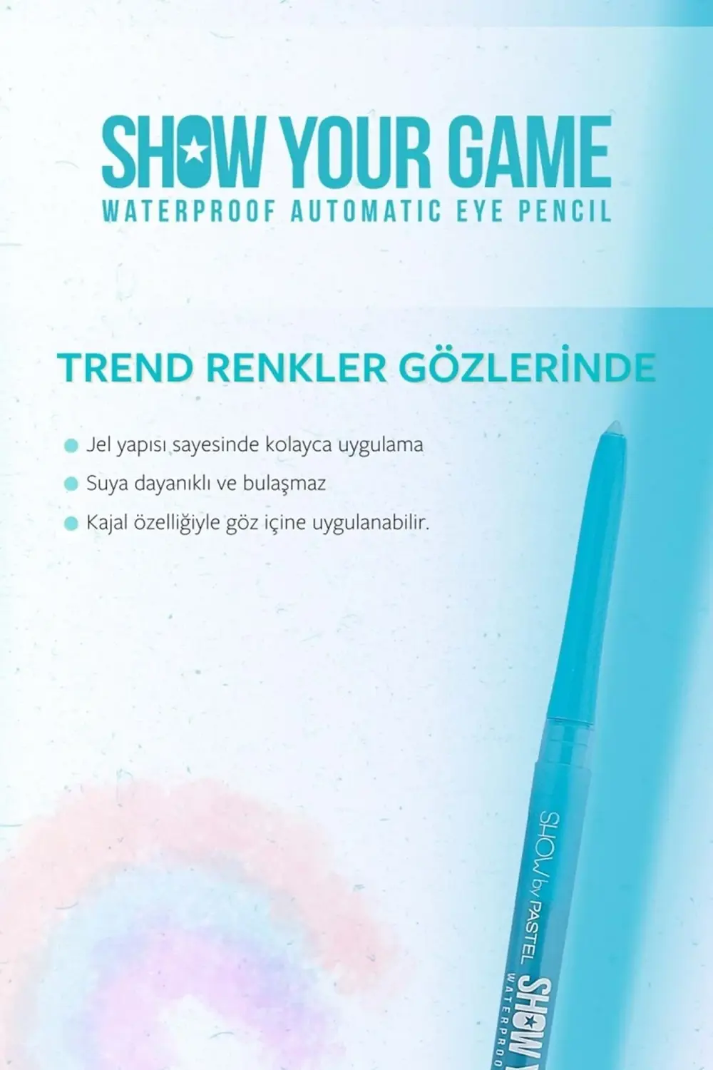 Show Your Game Waterproof Gel Eye Pencil - Suya Dayanıklı Jel Göz