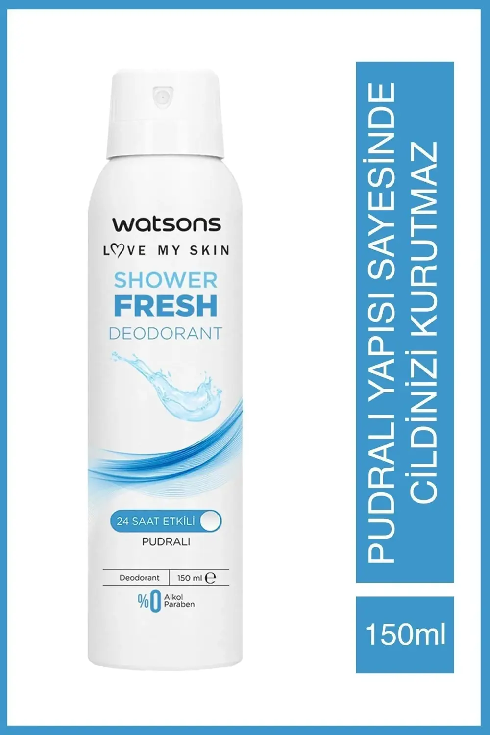 Shower Fresh Pudralı 24 Saat Etkili Deodorant Sprey 150 ml 2 Adet