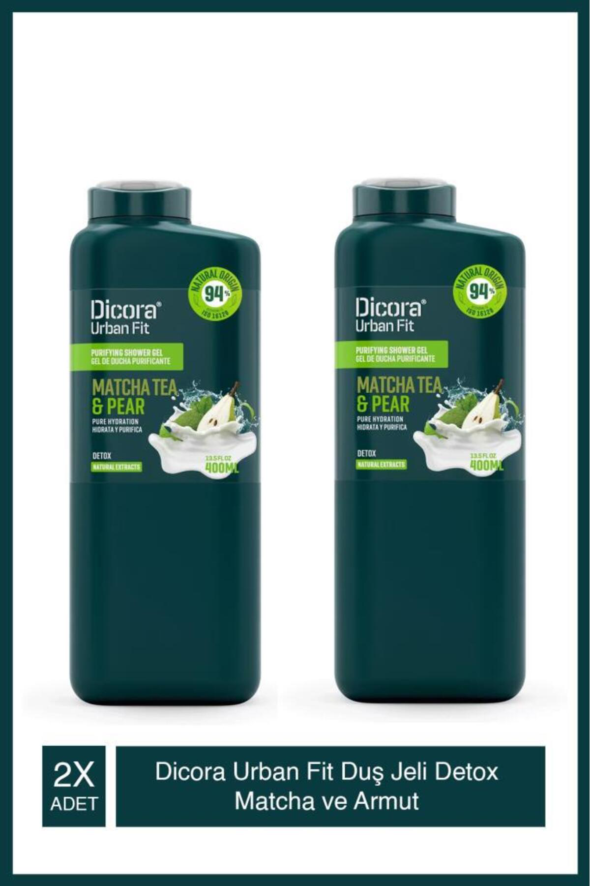 Shower Gel Dtox Matcha&Pear Duş Jeli 400 Ml X2 Adet