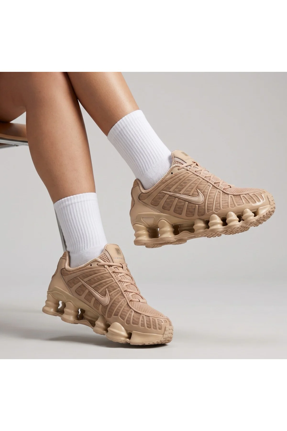 Shox TL Kahverengi Günlük Sneaker Sportie ( Dar Kalıptır )