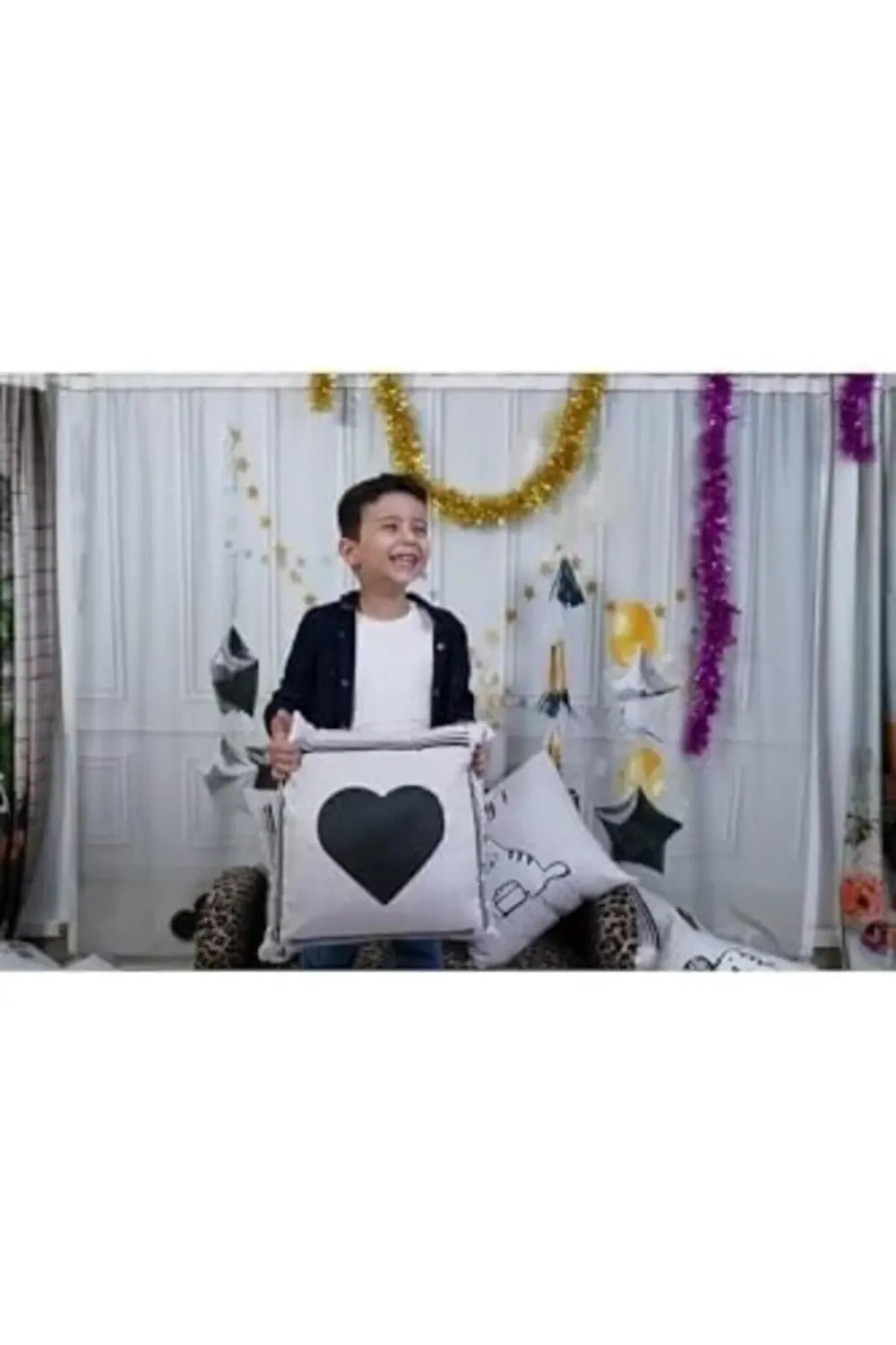 shpsell Harfli Kırlent Kılıfı Kadife 43X43 Cm Çift Taraflı K Harf