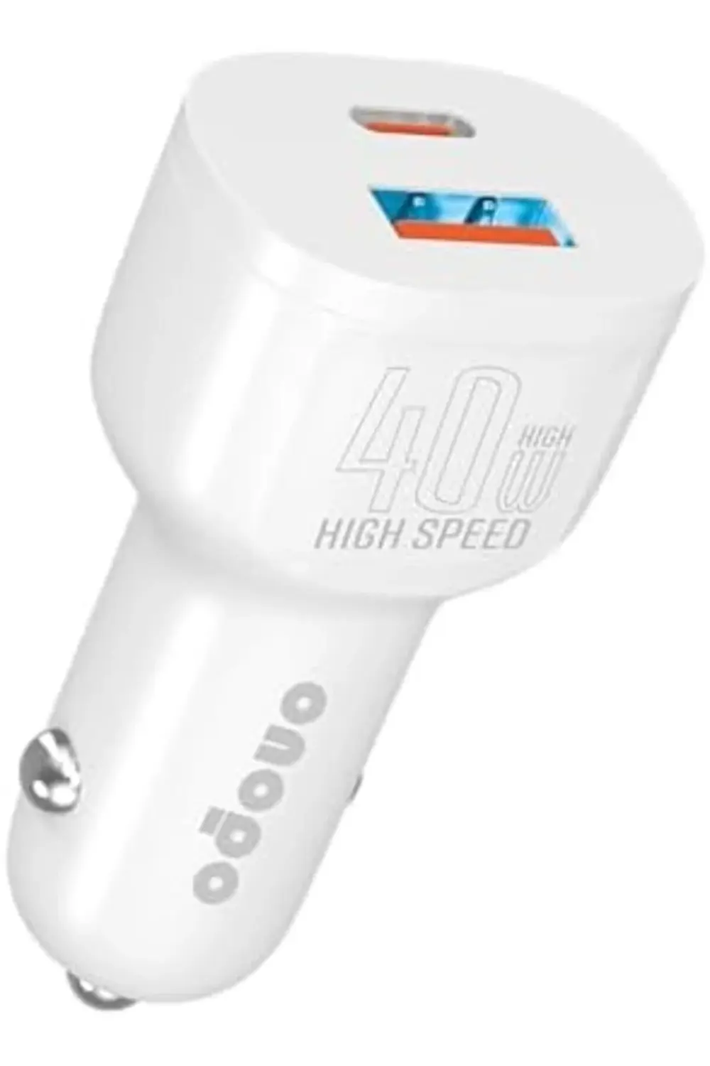 shpsell Type-C (PD) ve USB Girişli LED Işıklı Turbo Araç Şarj Cih