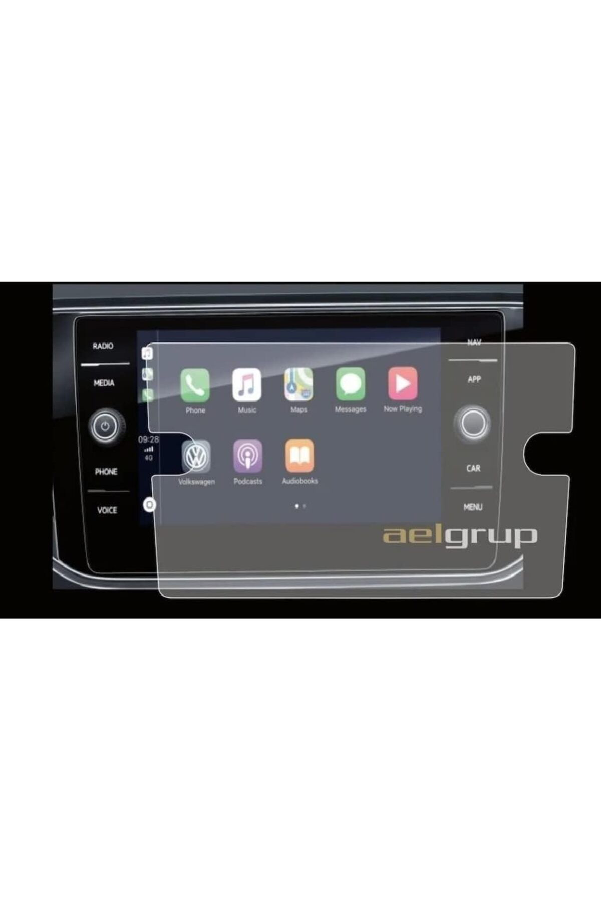 Storemax Shsm Volkswagen T-Roc 8 İnç Navigasyon Uyumlu Nano Ekran Koruyucu