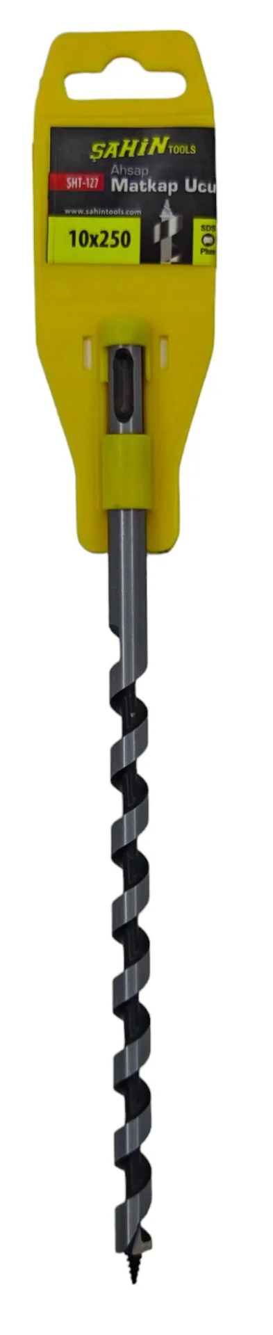 ŞHT-127   Şahin Tools SDS Ahşap Matkap Ucu 10*250