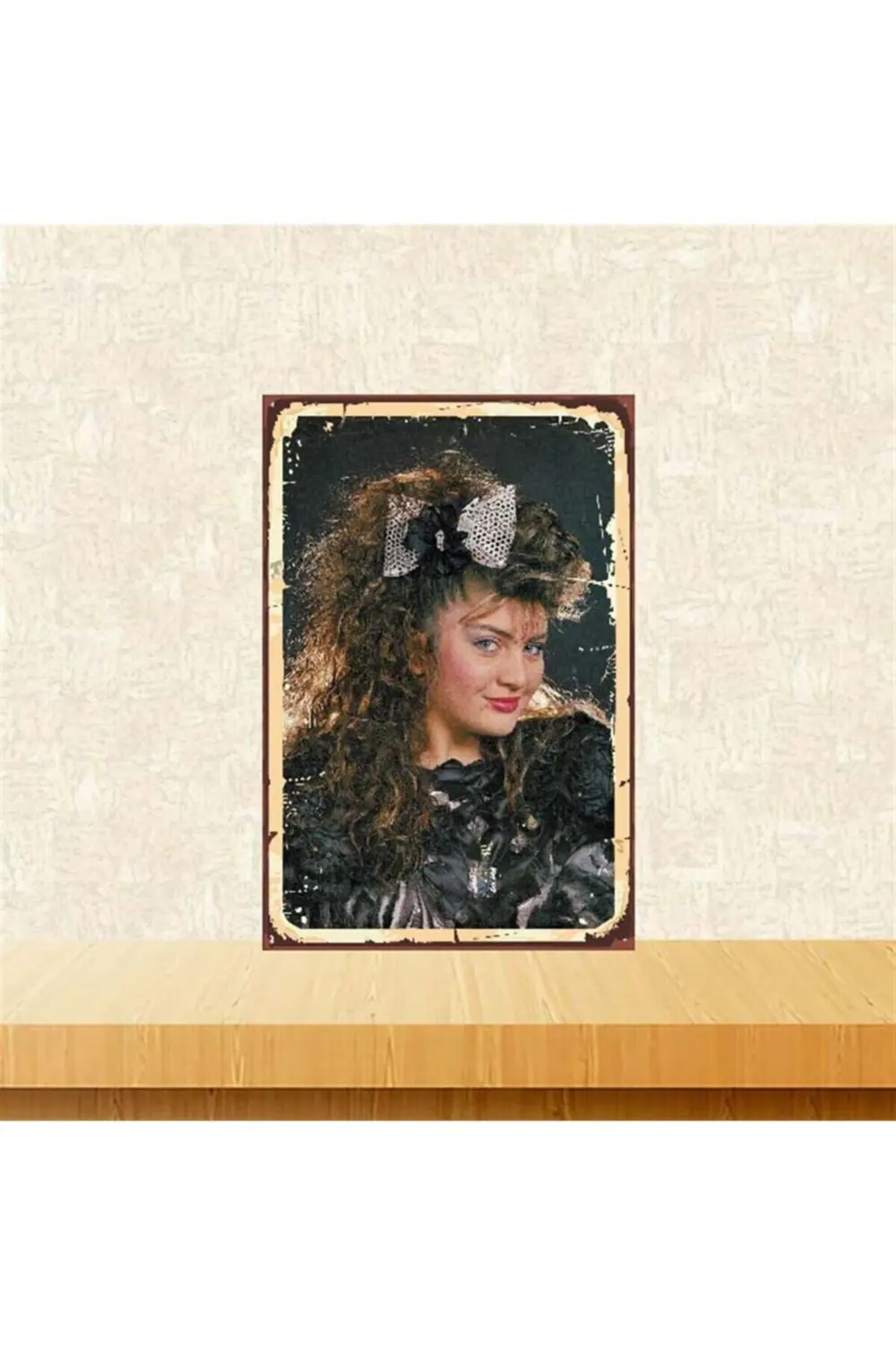 Sibel Can 20-30 cm Retro Ahşap Poster Tkfx3920