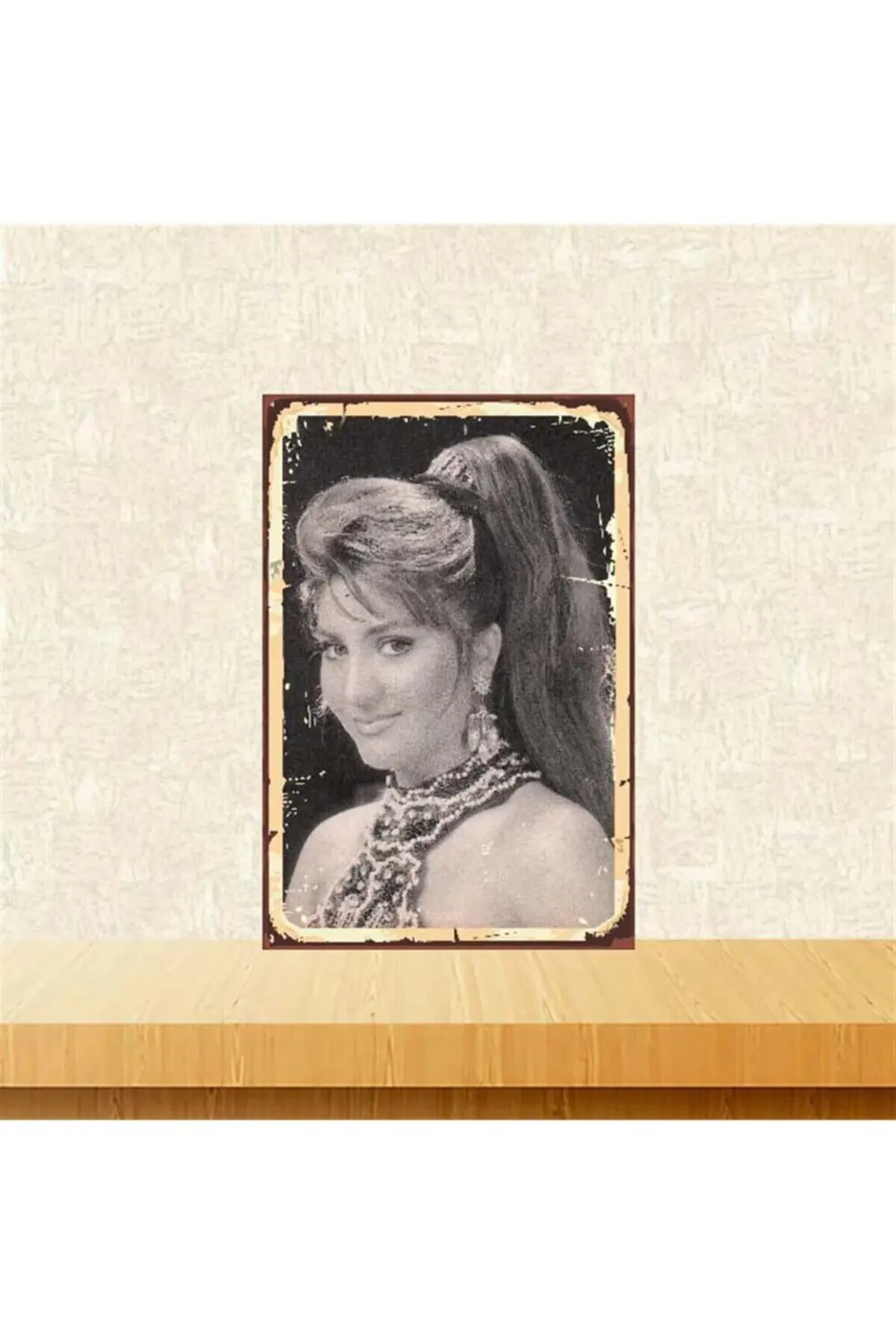 Sibel Can Retro Ahşap Poster 20-30 cmTkfx3900