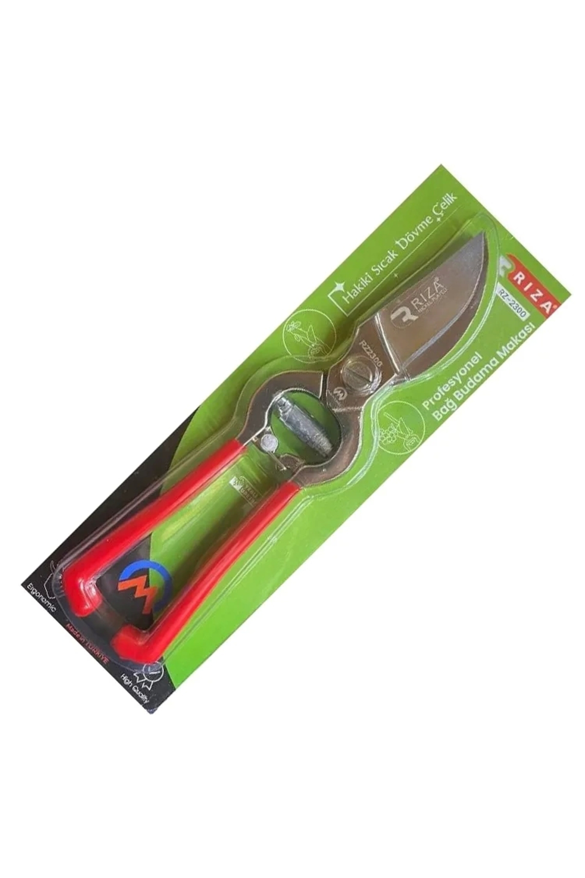 Vicem Sıcak Dövme Çelik Pro Ergonomik Bahçe Bağ Makası 24 Cm