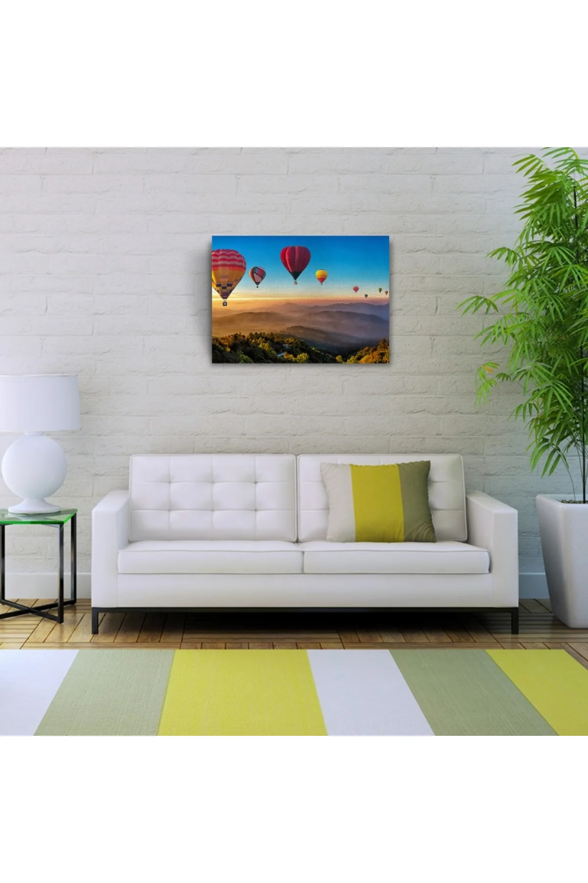 Sıcak Hava Balonları Kanvas Tablo 50 x 70