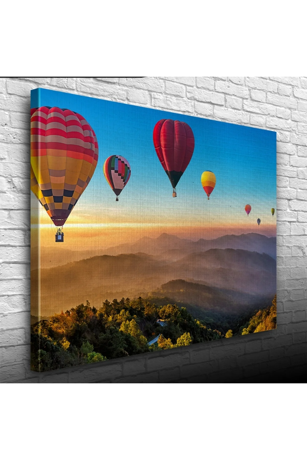 Sıcak Hava Balonları Kanvas Tablo 50 x 70