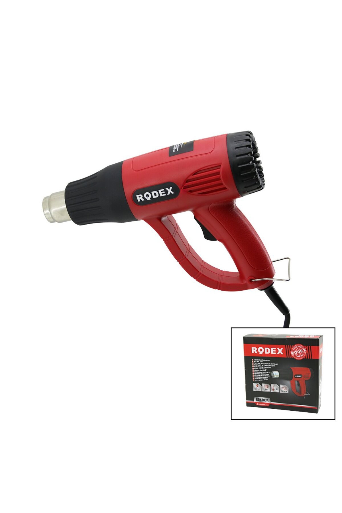 Ok Aksesuar Sicak Hava Makinesi - Tabancasi 4Pcs Başlik Aparat Kablolu 300-60