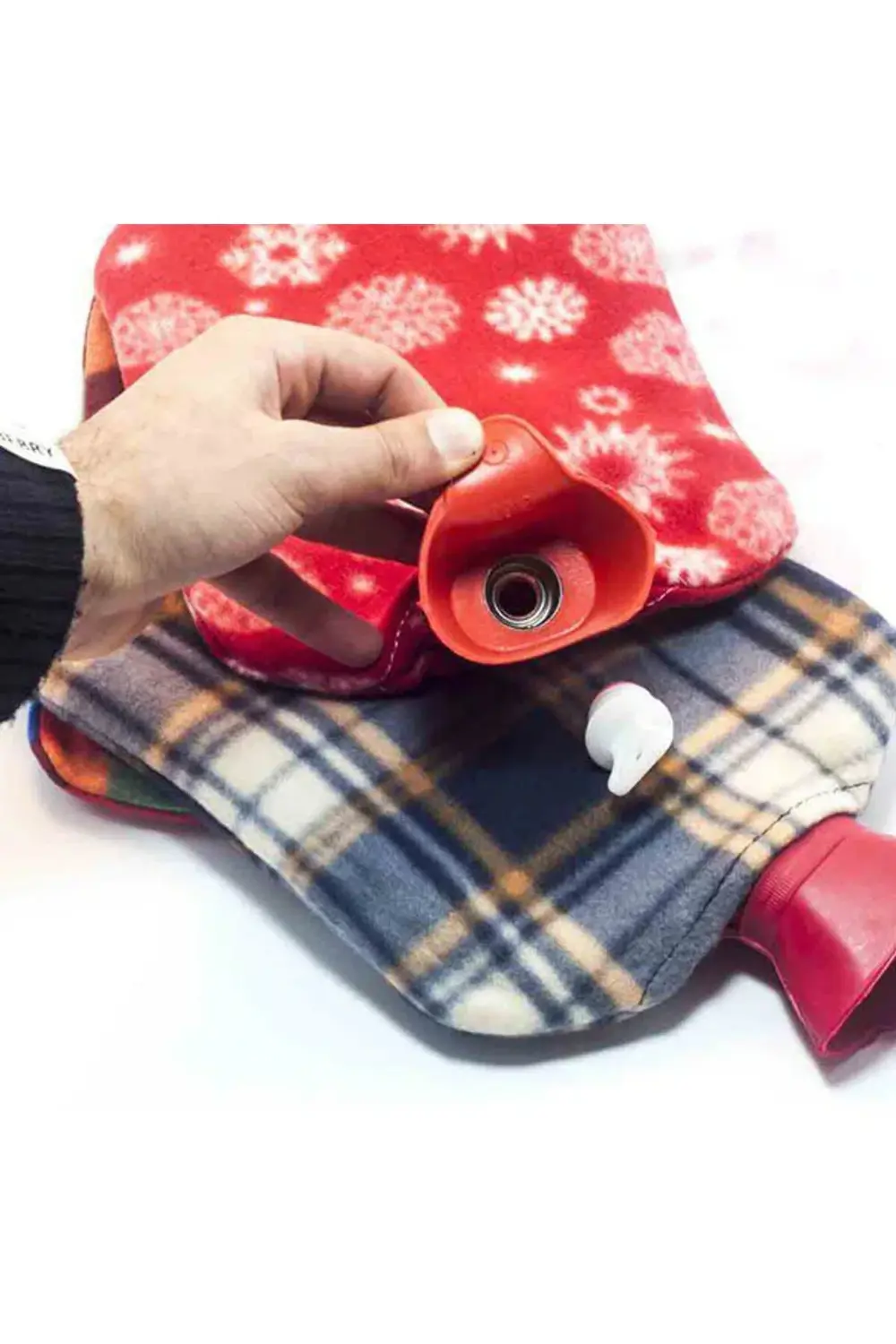 Sıcak Su Torbası 2 Litre Polar Kılıflı Termofor (5275)