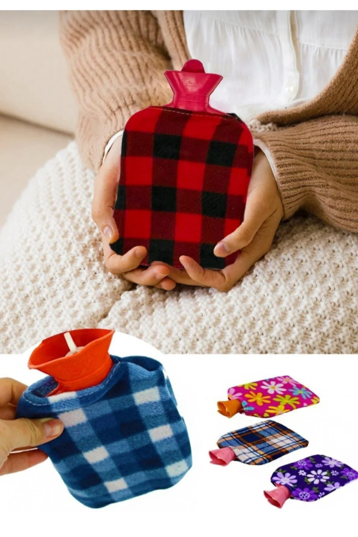 Sıcak Su Torbası, Peluş Kılıflı Sıcak Su Torbası( Küçük Boy) Term