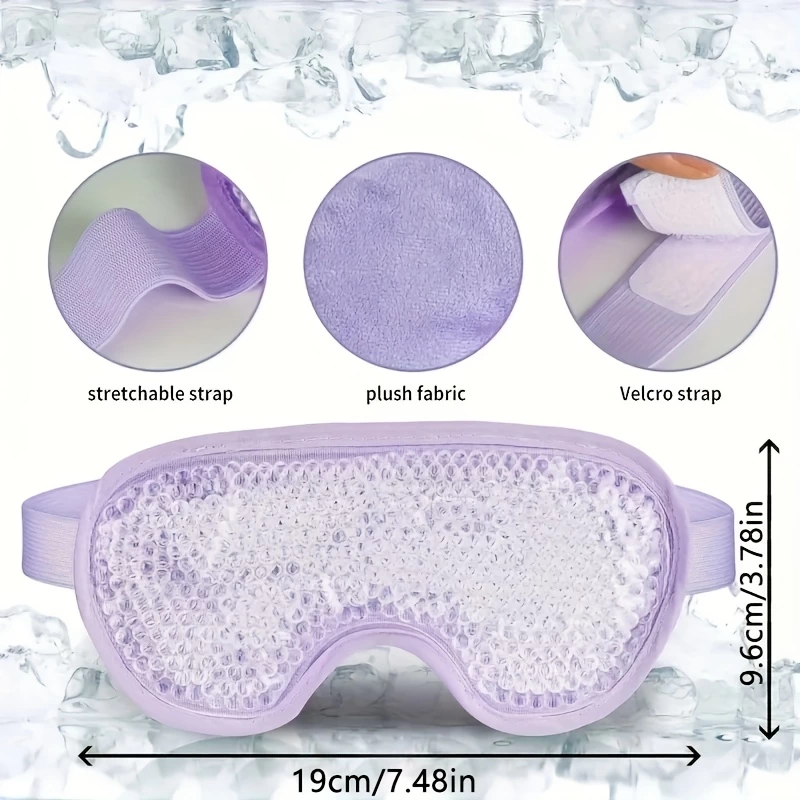 Sıcak Ve Soğuk Boncuklu Buz Jeli Terapi Göz Maskesi (mor) Sıcak Ve Soğuk Boncuklu Buz Jeli Terapi Göz Maskesi (mor)