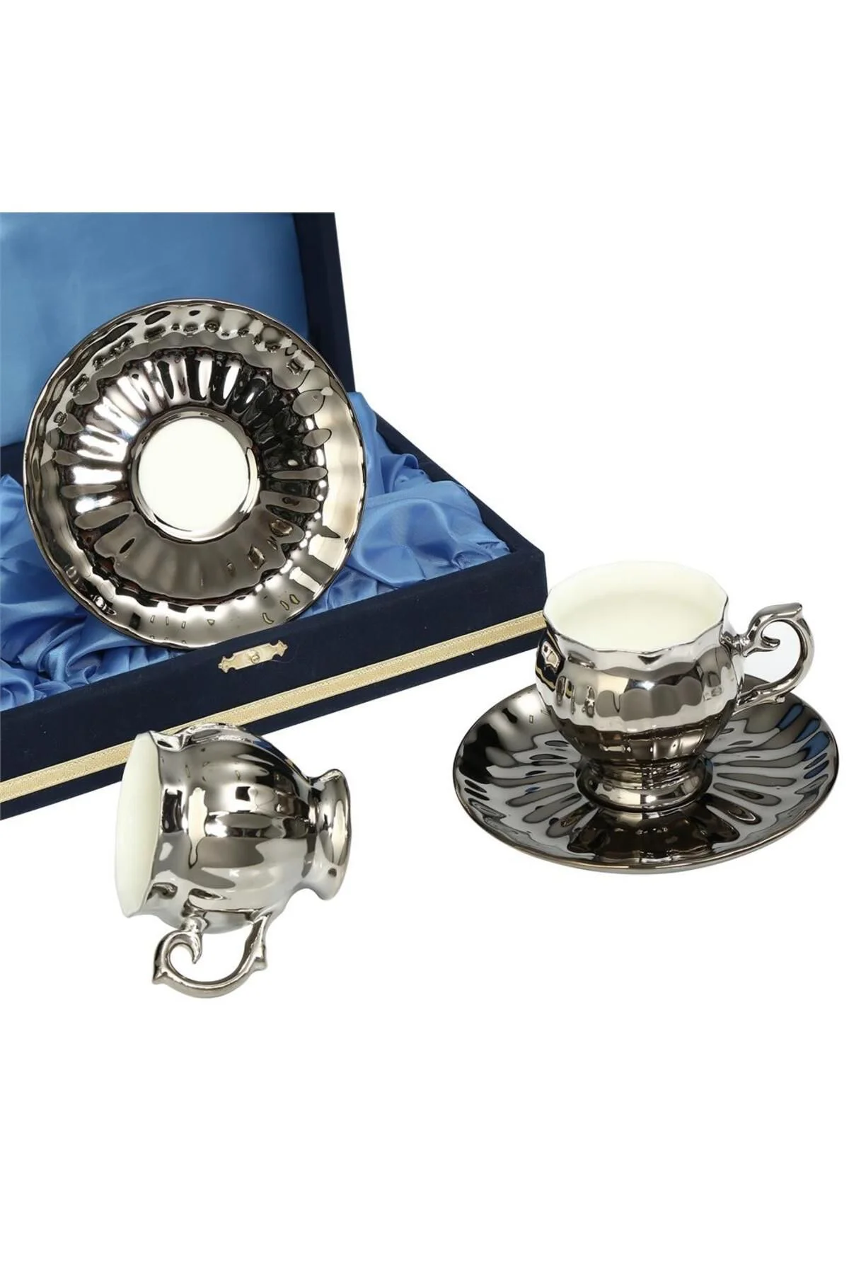 Side Platin 2'li Kahve Fincanı Takımı Mtfk.0053
