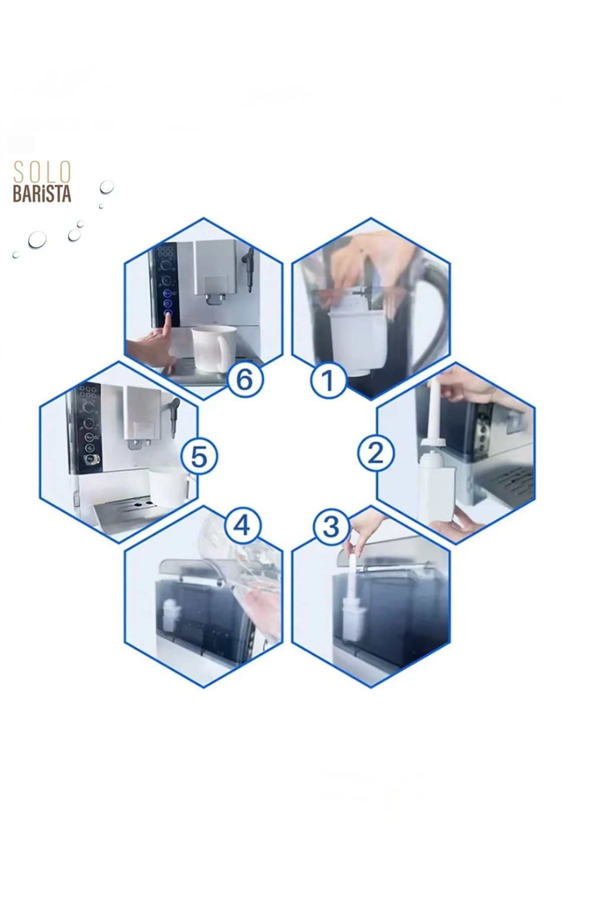 Siemens Kahve Makinesi Kireç Önleyici Su Filtresi 4 Adet