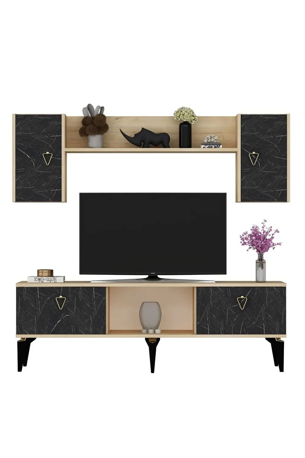 SİENNA TV ÜNİTESİ TAKIMI SAFİRMEŞE-ROYALMERMER