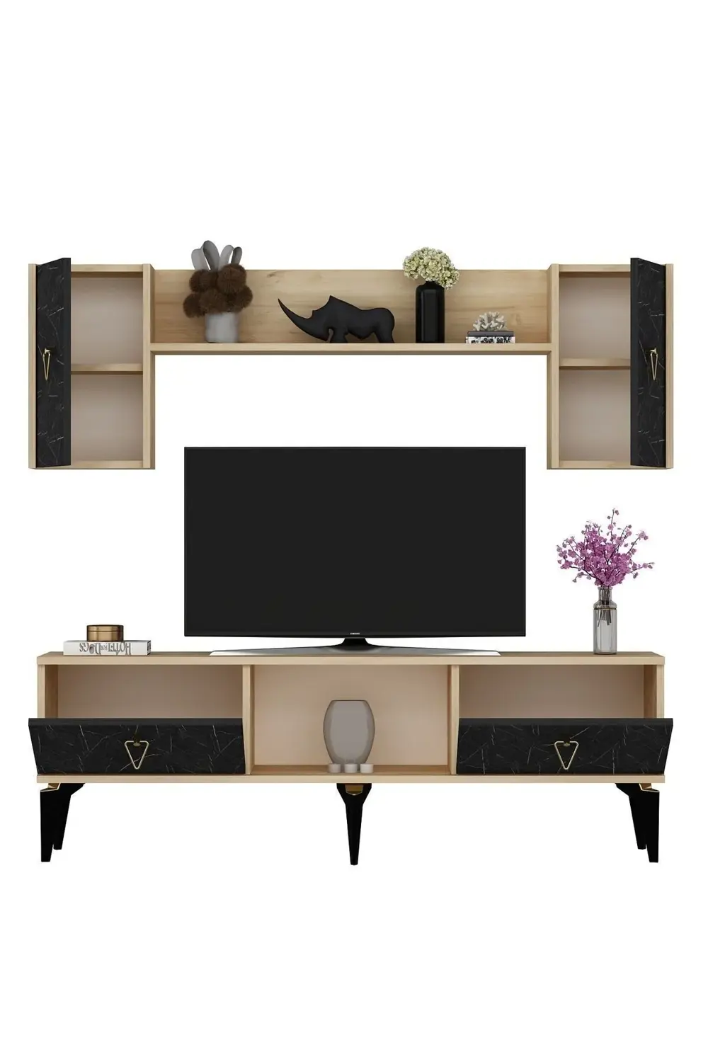 SİENNA TV ÜNİTESİ TAKIMI SAFİRMEŞE-ROYALMERMER