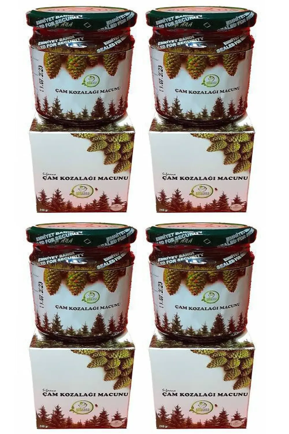 Şifaana Çam Kozalak Macunu 240 Gr 4 Kutu