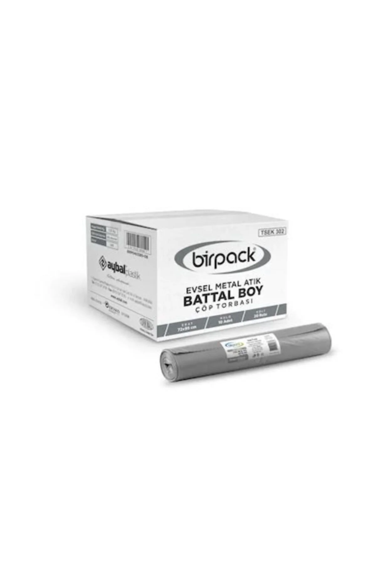 Sıfır Atık Metal Atık Jumbo Boy Çöp Torbası 80 X 110 20 Rulo