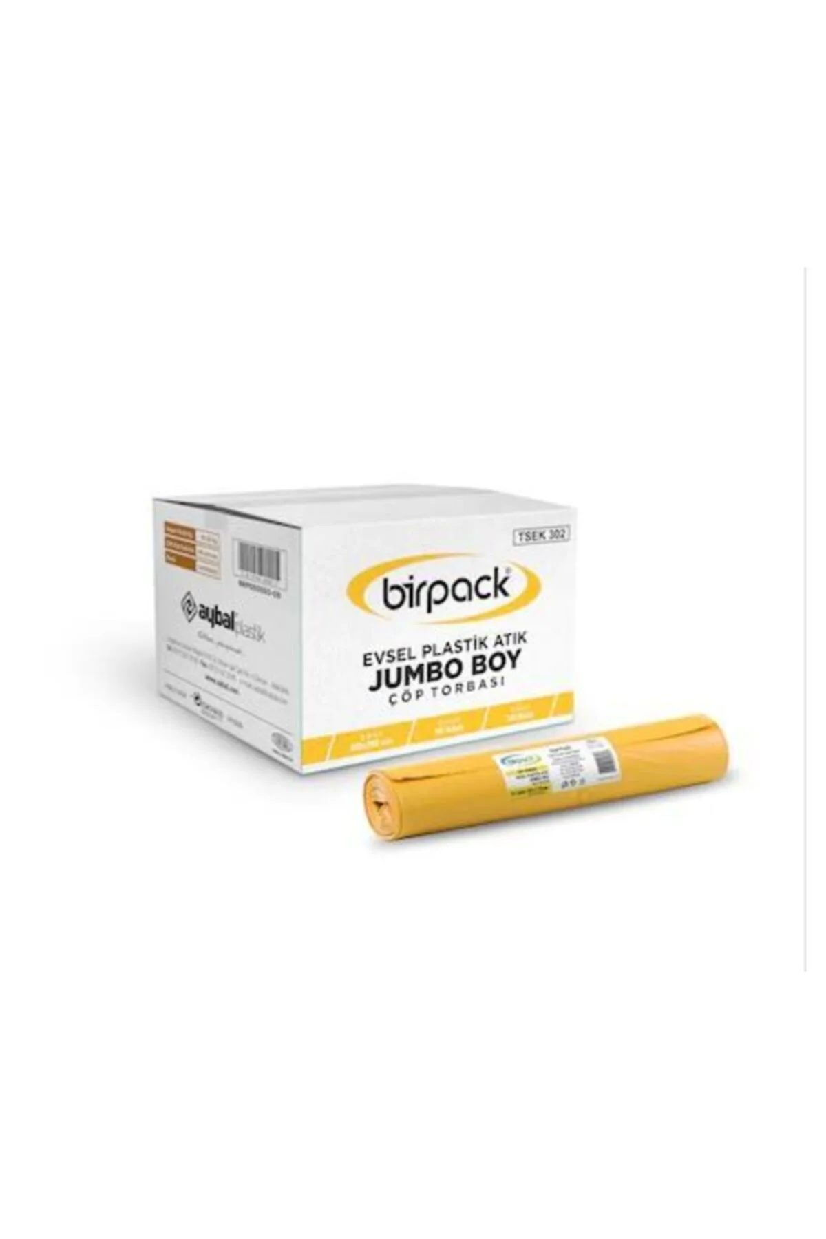 Sıfır Atık Plastik Atık Jumbo Boy Çöp Torbası 80 X 110 20 Rulo