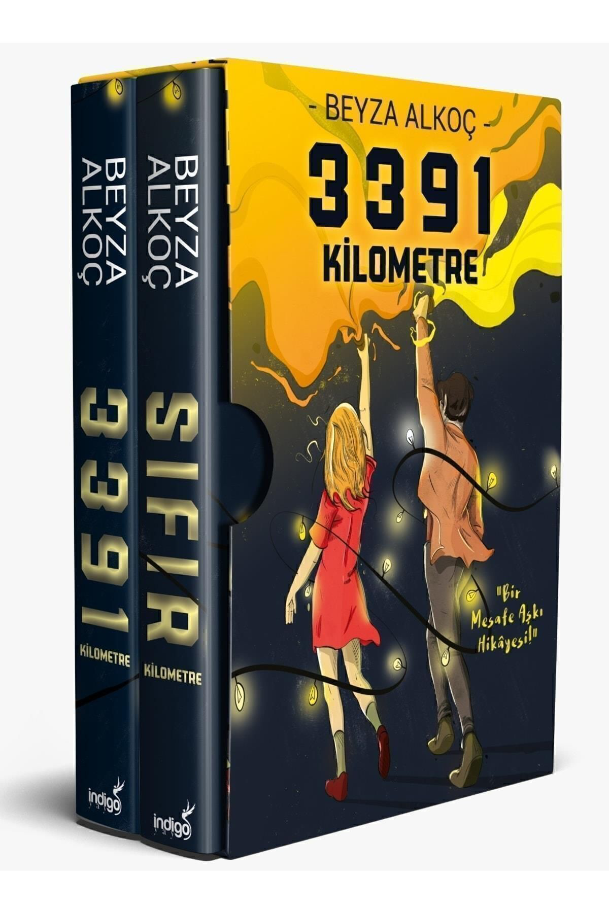 İndigo Yayınları Sıfır Kilometre - 3391 Kilometre 2 Kitap Set (Ciltli)