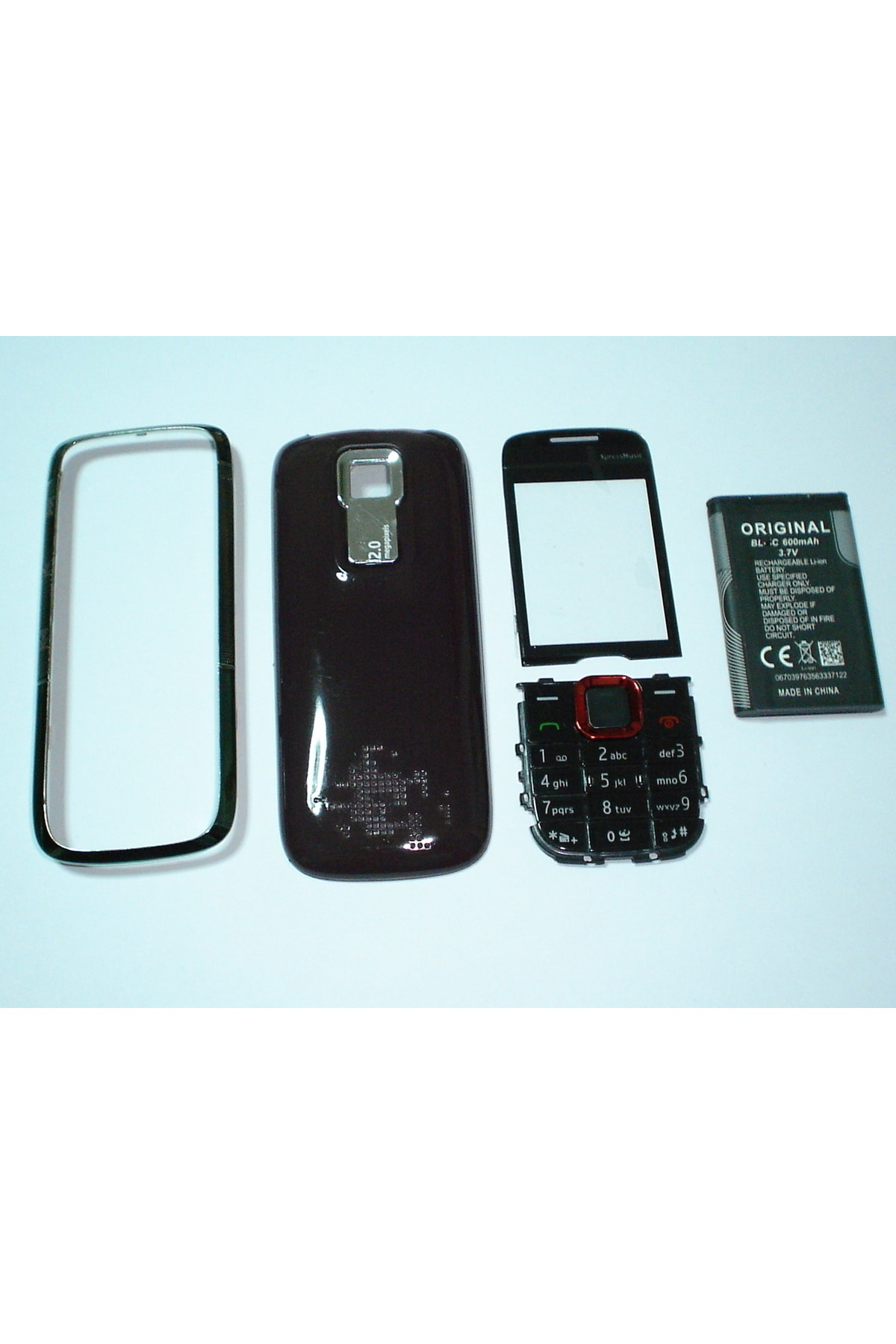 Nostaljik Sifir Nokia 5130 Kapak Ve Tuş Takimi + Bl-5C Batarya