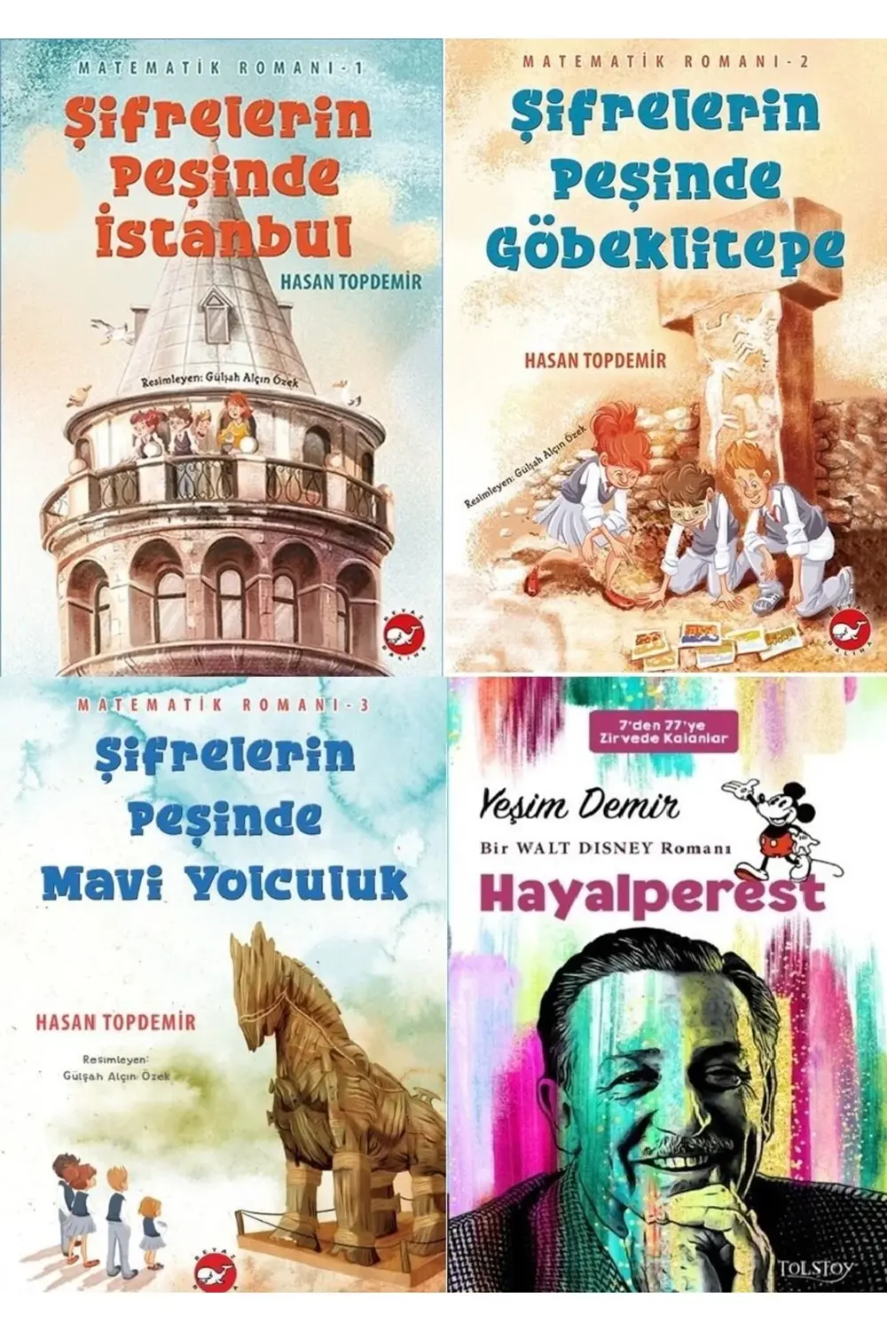 Şifrelerin Peşinde İstanbul 3 Kitap + Hayalperest / 4 Kitap Set