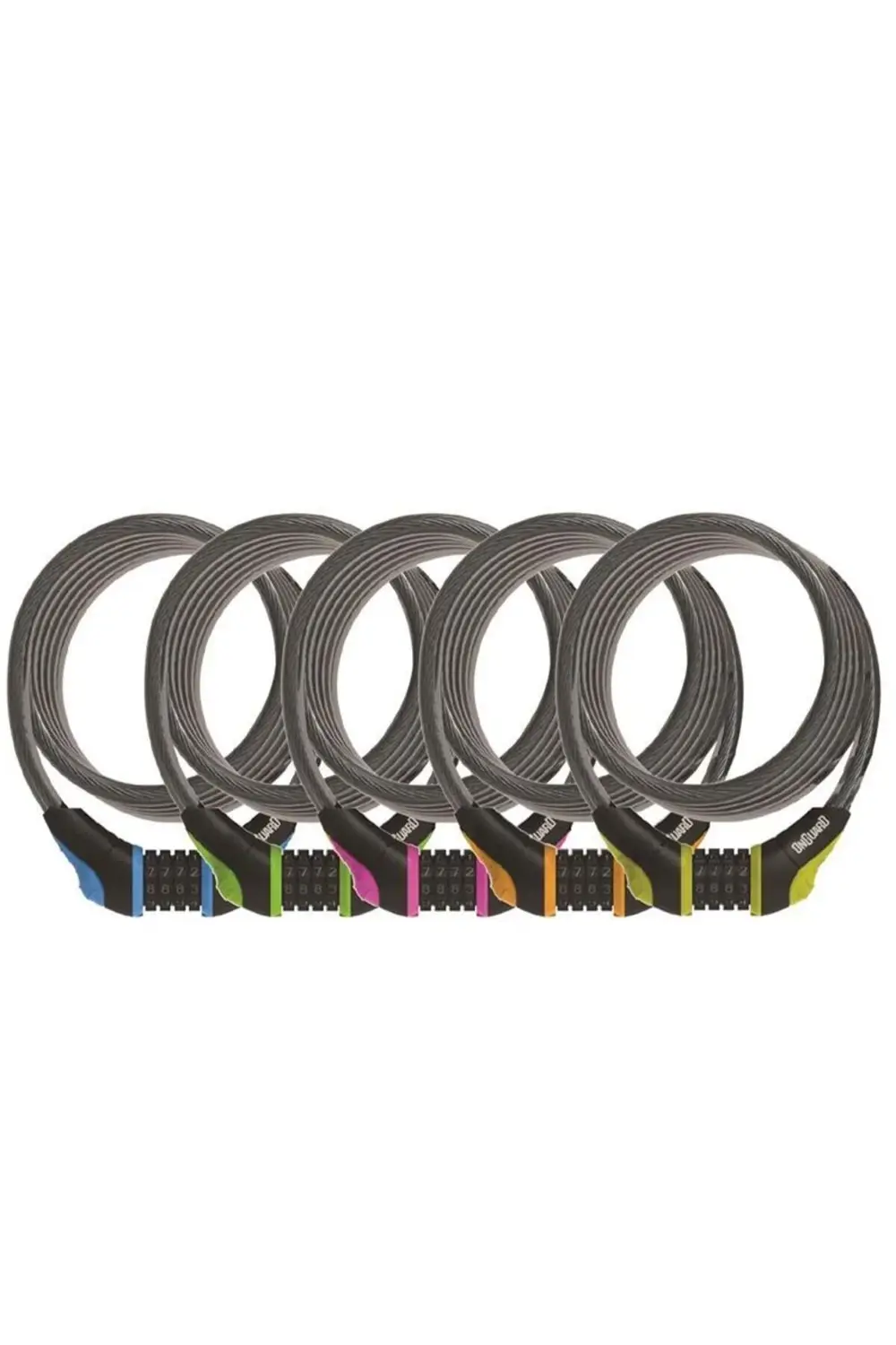 Şifreli Kilit 8169 Neon Combo Bisiklet kilidi yüksek güvenlikli