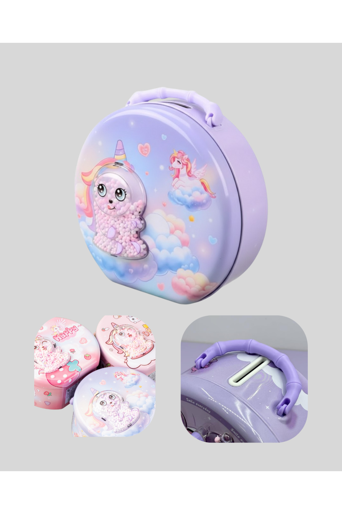 Şifreli Mini Çocuk Kasası Metal Gövde Güvenli Saklama - Lisinya