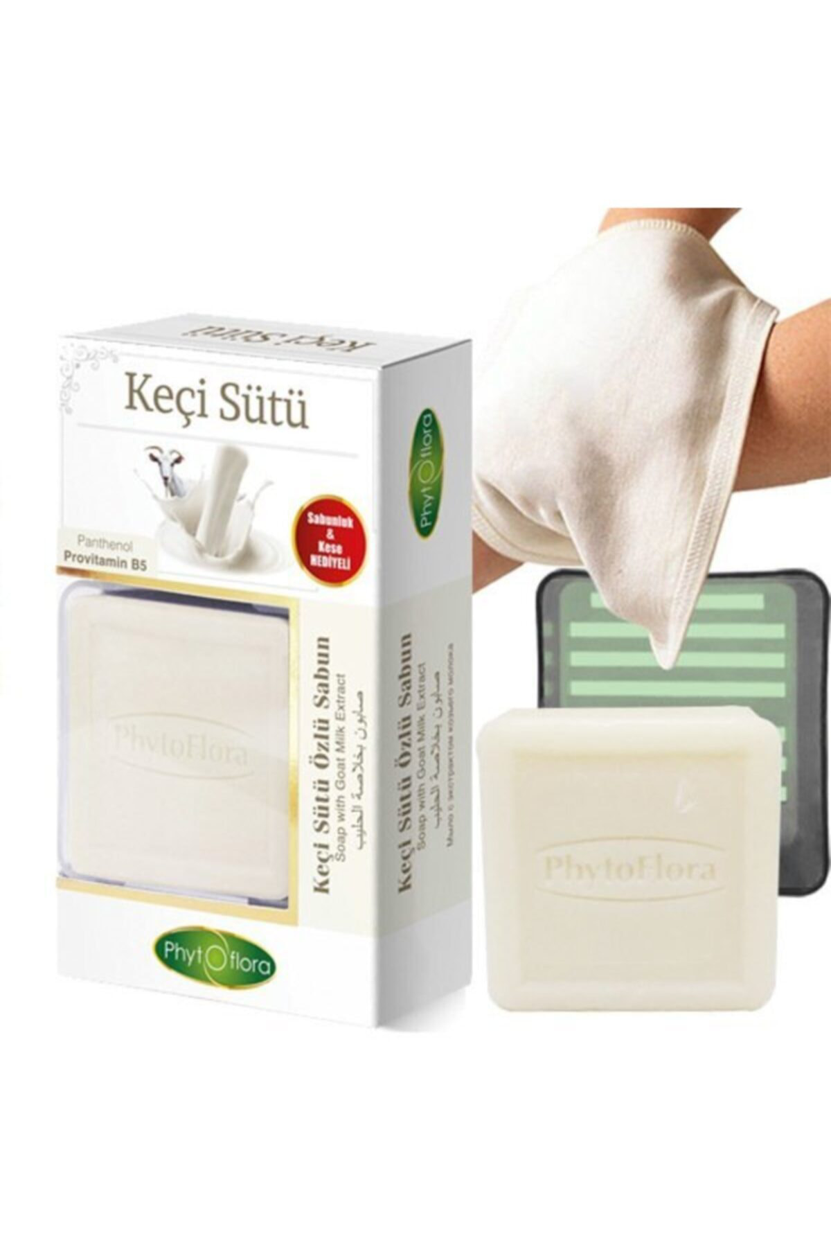 Siftaholsun Keçi Sütü Özlü Sabun 125 G (KESE VE SABUNLUK HEDİYELİ