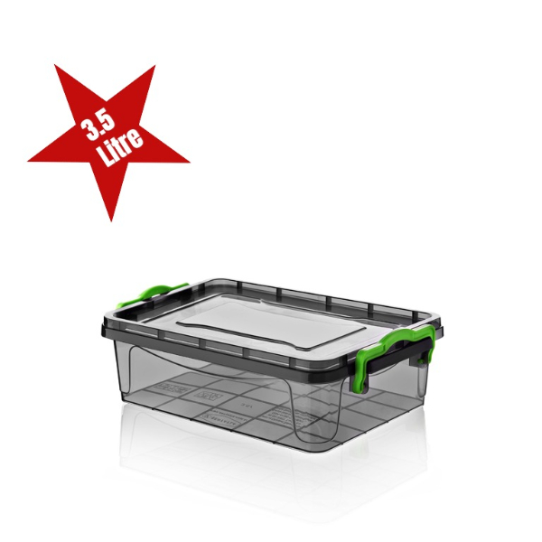 3.5 Litre Kapasiteli Sığ Mutfak Saklama Kutusu
