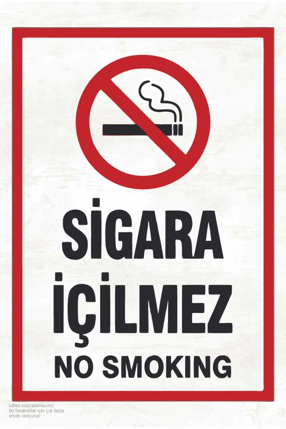 içilmez no smoking uyarı levhası retro ahşap poster Fiyatı, Yorumları ve Özellikleri