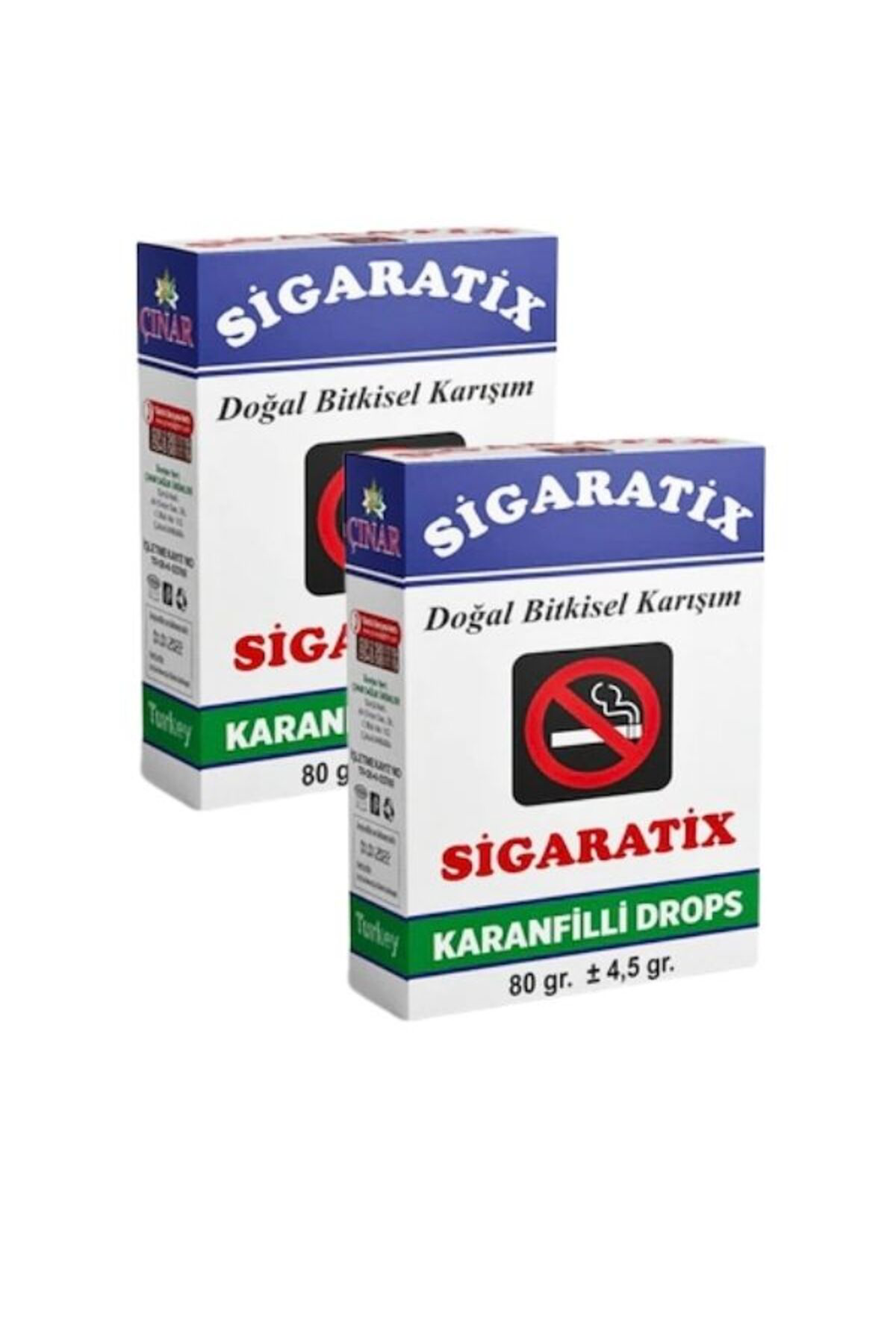 Sigaratix Karanfilli Doğal Bitkisel Karışım 2 Adet