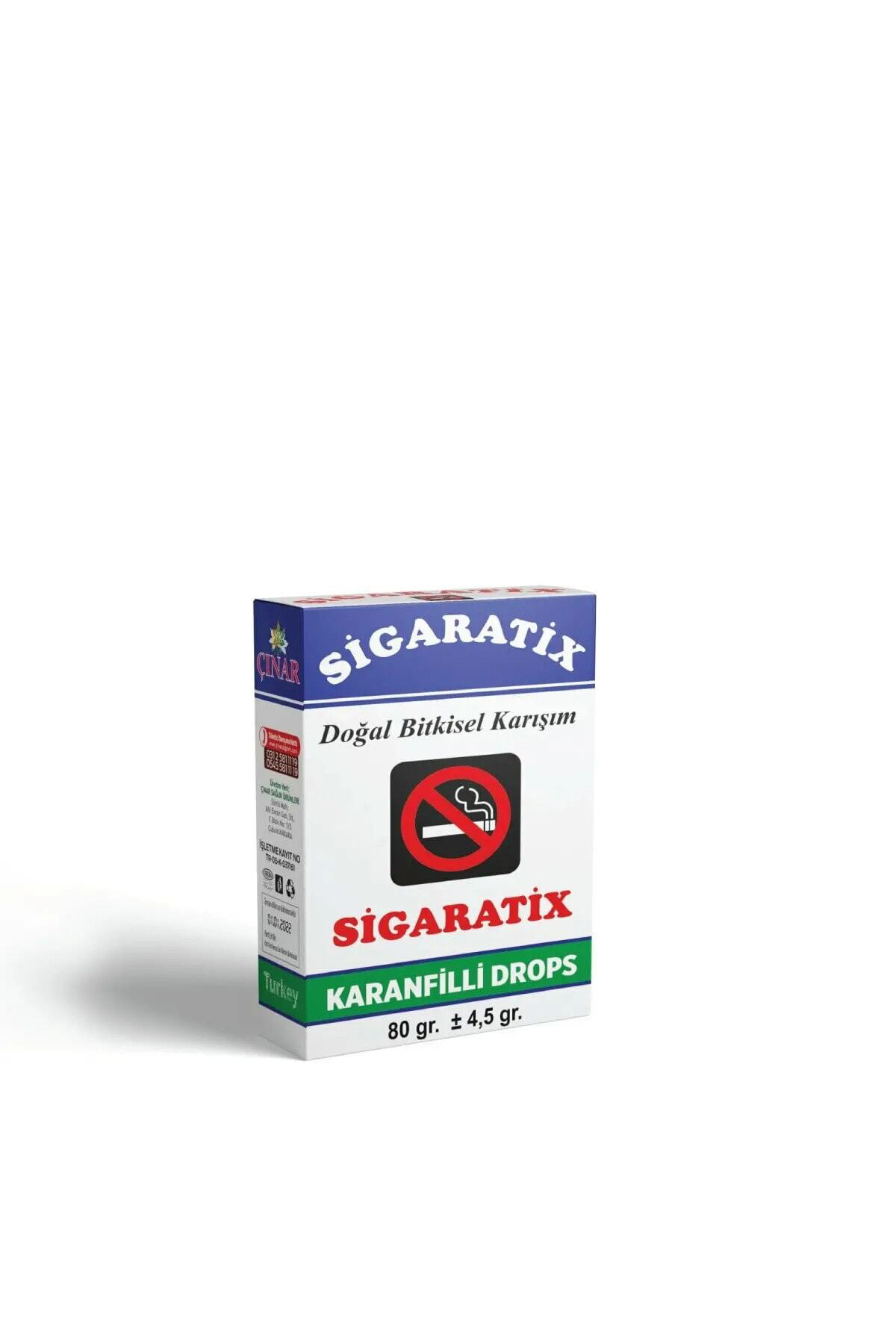Taze Ve Organik Sigaratix Karanfilli Drops 80 Gr 03/2023 Miadlı
