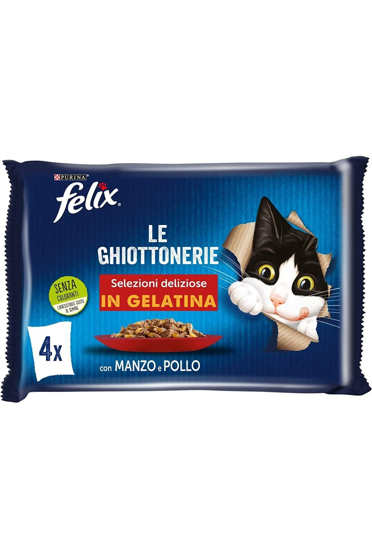 Sığır Eti ve Tavuklu Kedi Yaş Maması Avantajlı Paket (4 x 12 x 85