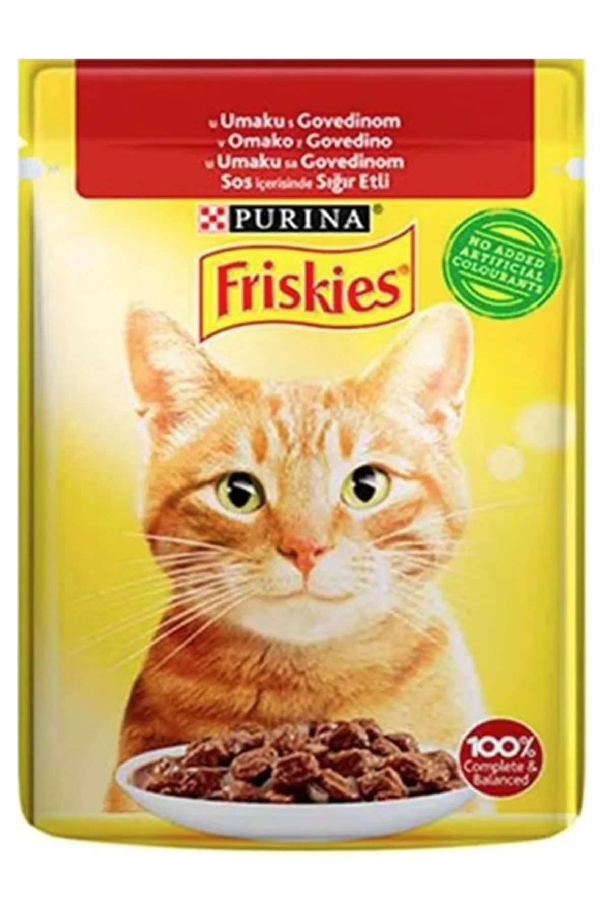 Sığır Etli Soslu Yaş Kedi Maması 85 gr