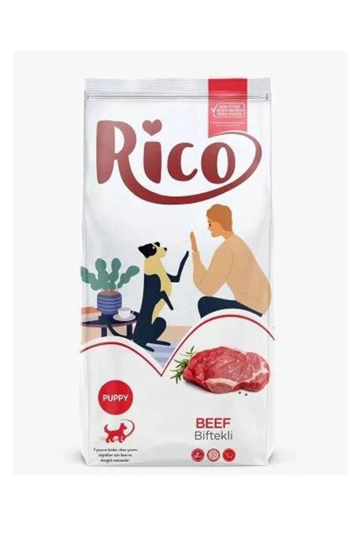 Sığır Etli Yavru Köpek Maması 3 KG