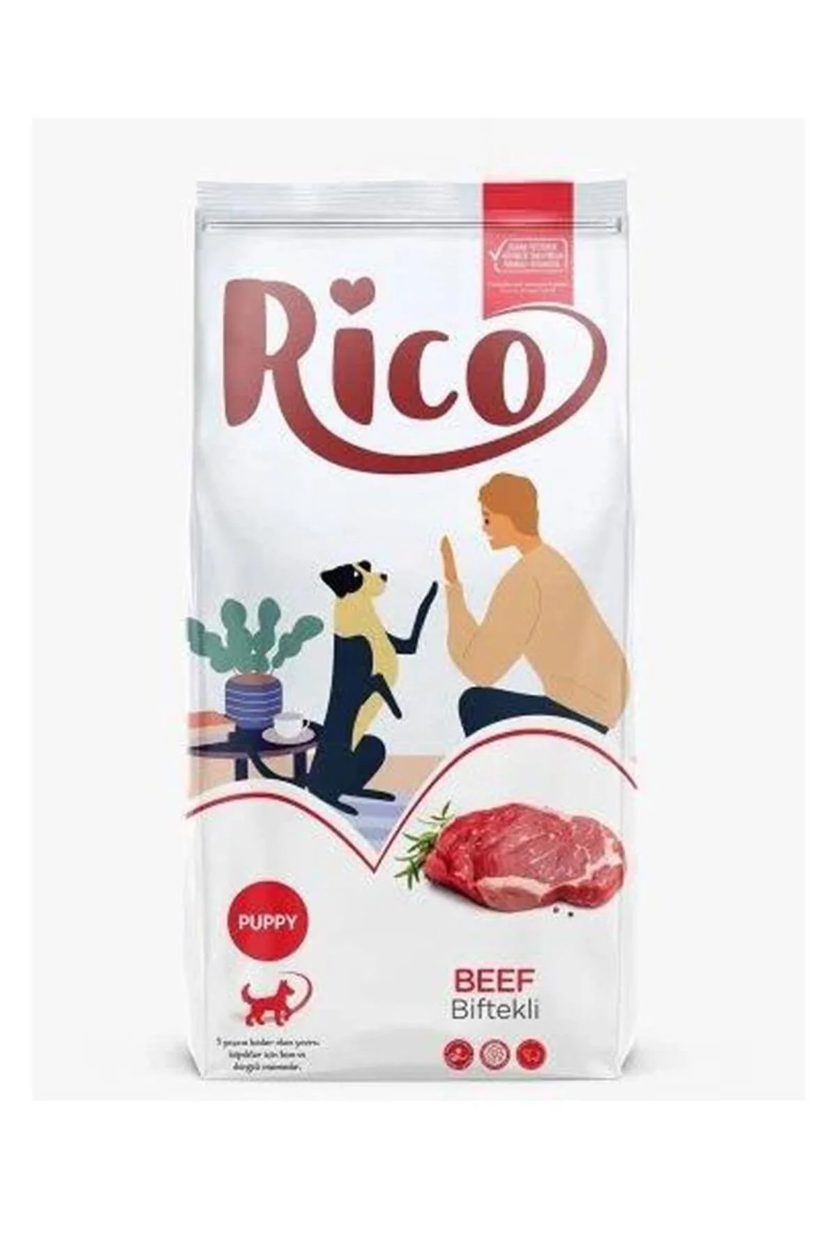 Sığır Etli Yavru Köpek Maması 3 KG Sığır Etli Yavru Köpek Maması 3 KG