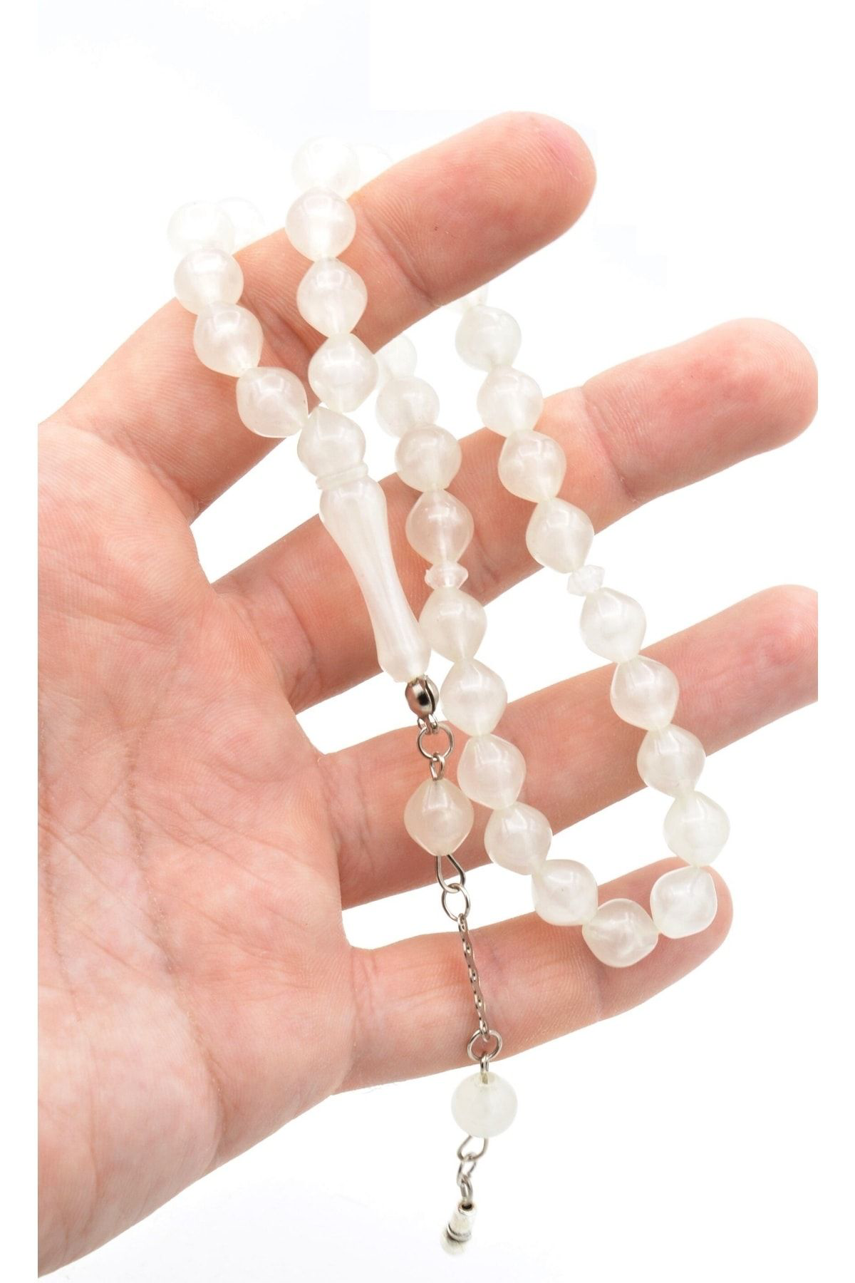 Sığırcık Kesim Karanlıkta Parlayan Kedi Gözü Fosforlu Tesbih