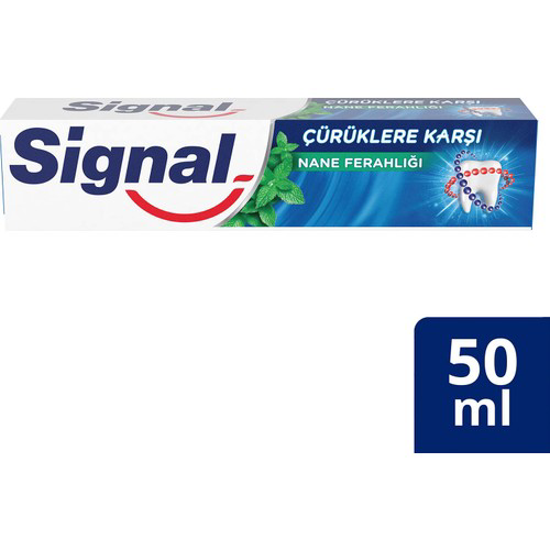 Signal Diş Macunu Çürüklere Karşı Nane Ferahlığı 50 ml Signal Diş Macunu Çürüklere Karşı Nane Ferahlığı 50 ml
